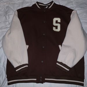Color-Block Varsity Jacket